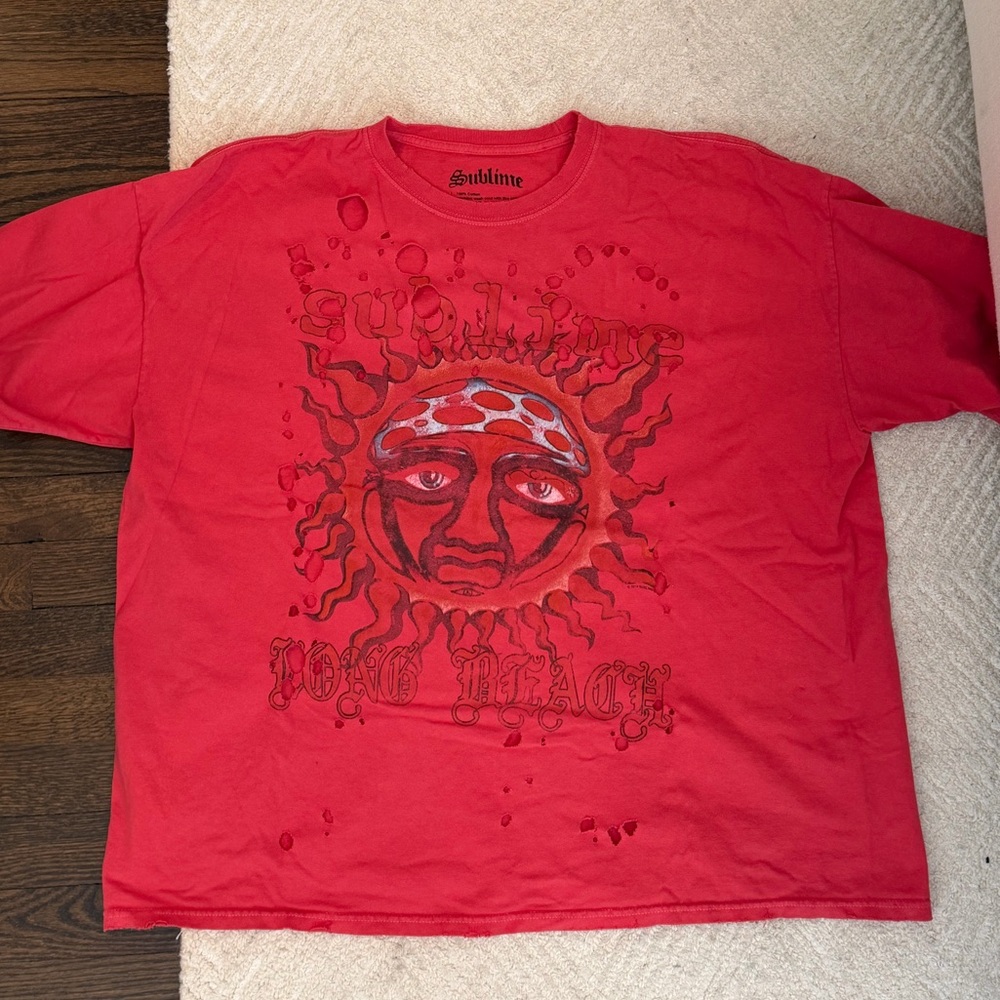 Sublime Distressed Oversized Tee - Picture 3 of 5